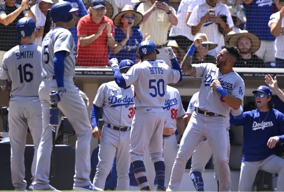 Dodgers final score: Mookie Betts grand slam leads 13-7 win over