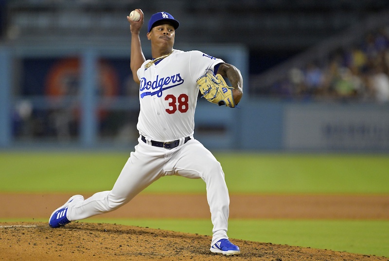 Dodgers place reliever Yency Almonte on IL with knee injury – Orange County  Register