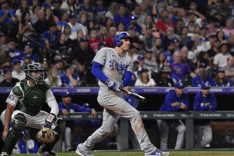 Freeman reaches 100 RBIs and Dodgers beat Rockies 8-2 to near 3rd