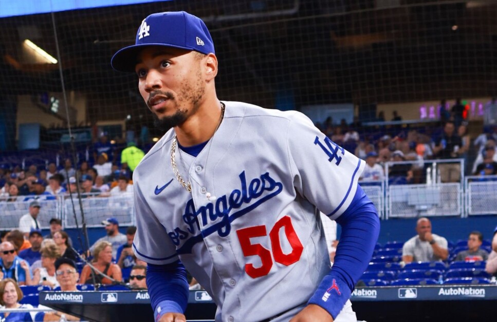 Dodgers' Mookie Betts feeling better, unconcerned about foot