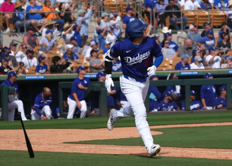 Spring Training Recap Shohei Ohtani Hits First Home Run In Dodgers