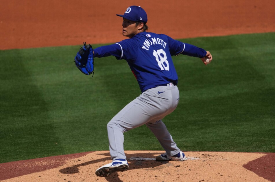 Dodgers Spring Training Yoshinobu Yamamoto 'Relieved' To Make First