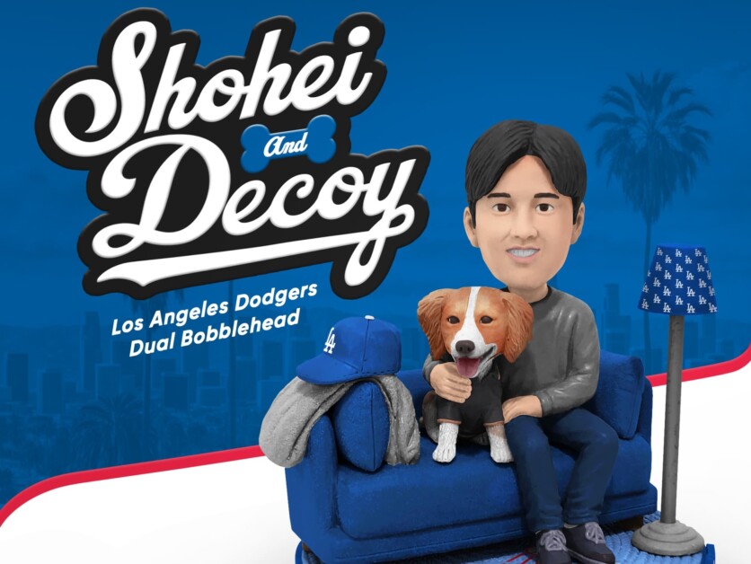 FOCO Selling Dodgers Bobblehead Of Shohei Ohtani With Dekopin