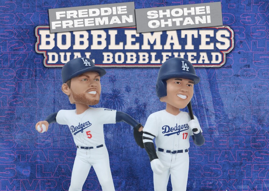 FOCO sells Dodgers bobblehead set with Freddie Freeman and Shohei Ohtani